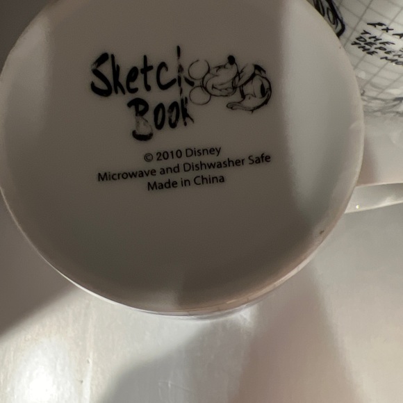 Disney Mickey Mouse Sketch Book Tall Coffee Mugs - Picture 5 of 6